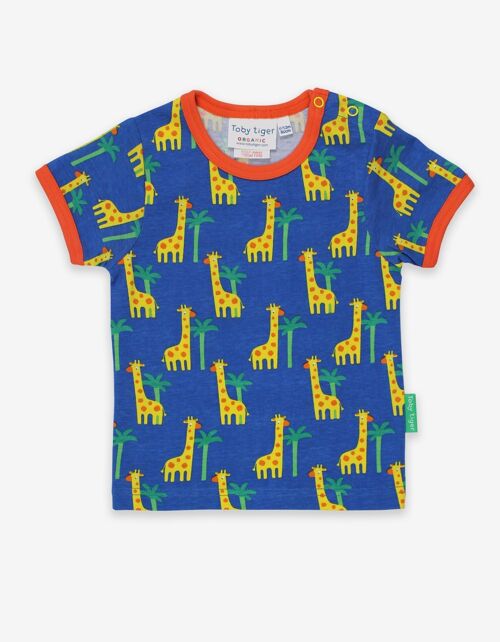T-Shirt, Giraffe Print,  Bio Baumwolle