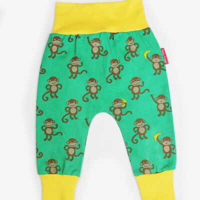 Pantalones de yoga orgánicos con estampado de monos