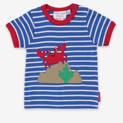 T-Shirt, crab application, organic cotton