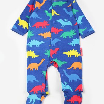 colorful rainbow dinosaur body made of organic cotton