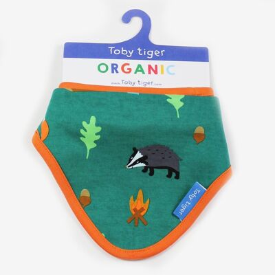 Organic Campervan Print Dribble Bib