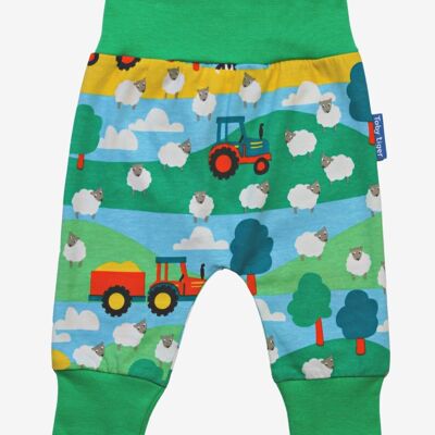 Organic cotton "Yoga Pants" with farm print