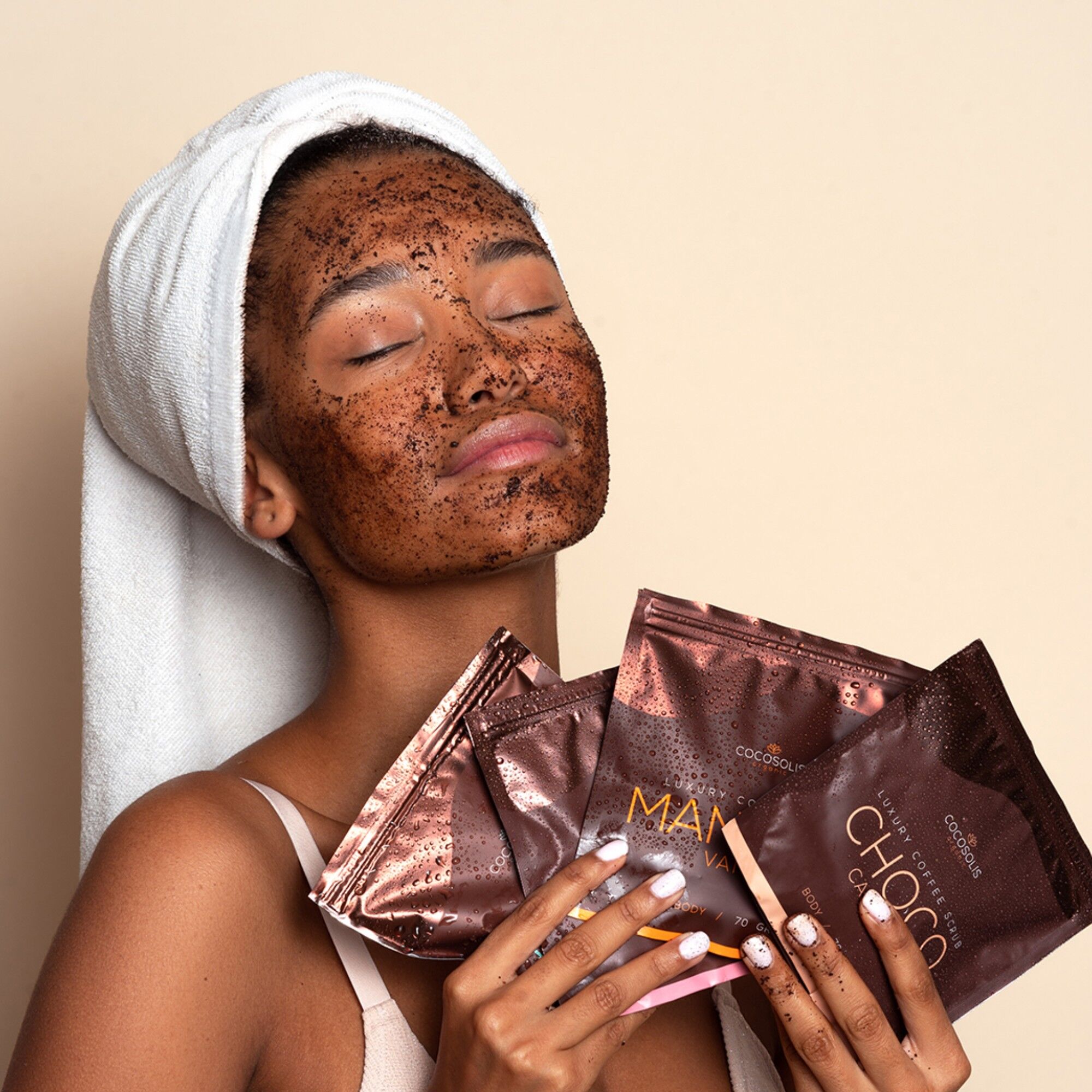 Set di scrub al caffè