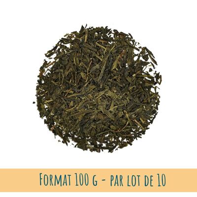 Organic Earl Gray green tea - 100g Bulk