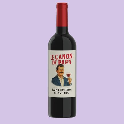 Vino tinto - Le Canon de Papa - Saint-Emilion Grand Cru - 2022