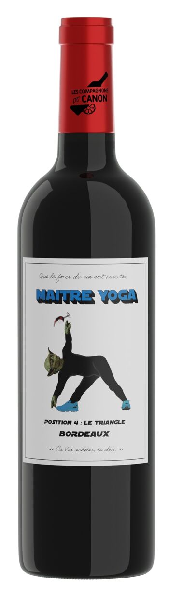 Lot de 3 bouteilles de Maitre Yoga 2020 - Bordeaux 7