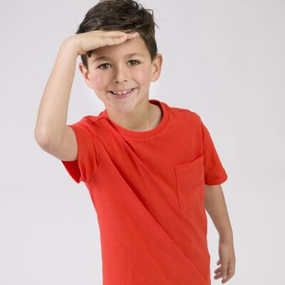 Camiseta roja niño CALORIN