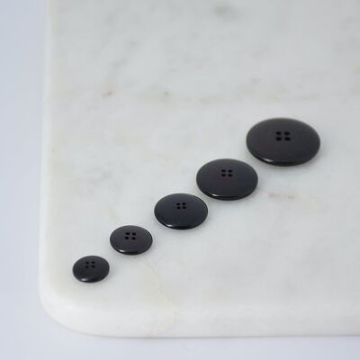 Black corozo buttons