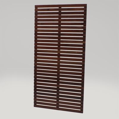 Tropical wood privacy screen or wall paneling