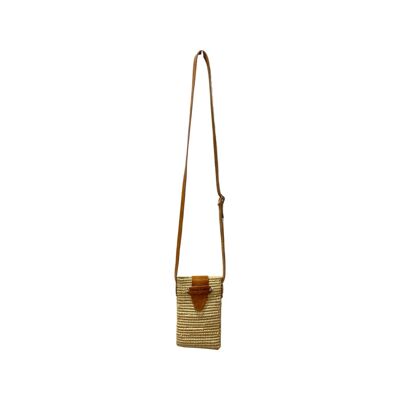 Porta cellulare “Simi” in materiale rafia