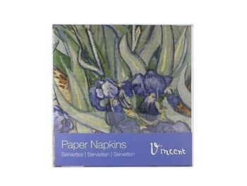 Serviettes papier, Iris, Van Gogh 1