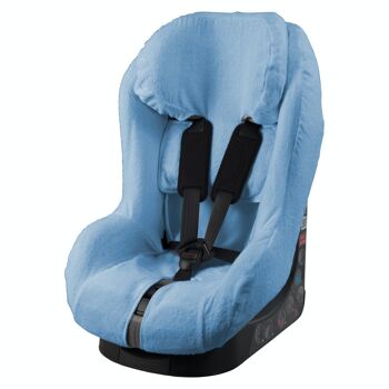 Chicco Go One - Housse de siège sur mesure en coton éponge - Baby's Clan - Bleu ciel