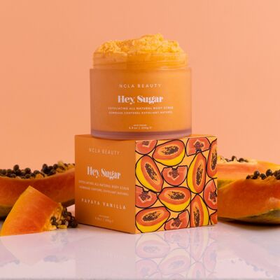 100% natural body scrub - PAPAYA VANILLA