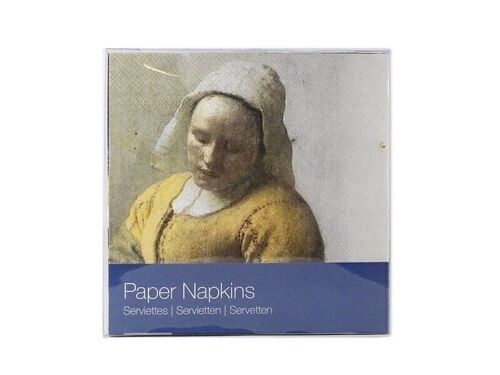 Paper Napkins, Milkmaid, Vermeer