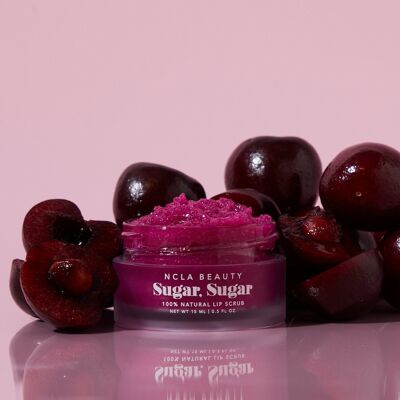 100% natural Lip Scrub - BLACK CHERRY