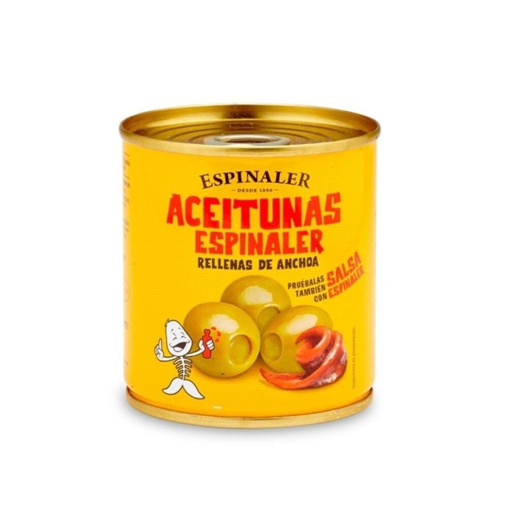 Buy wholesale Olives Stuffed with Anchovies ESPINALER 200 grams