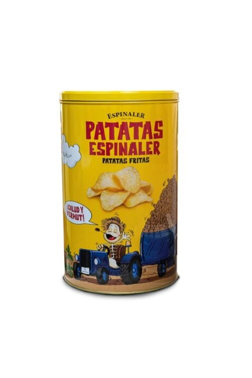 Lata con Bolsa de Patatas ESPINALER 450 gramos