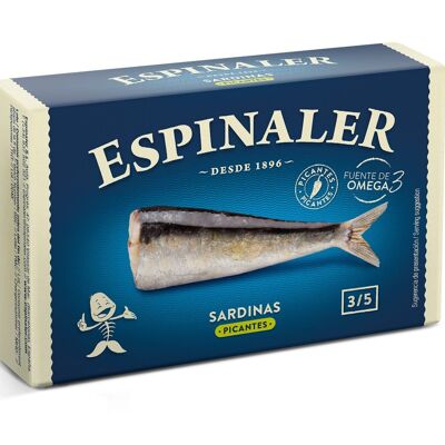 Sardines Spicy Oil ESPINALER RR-125 3/5 pieces