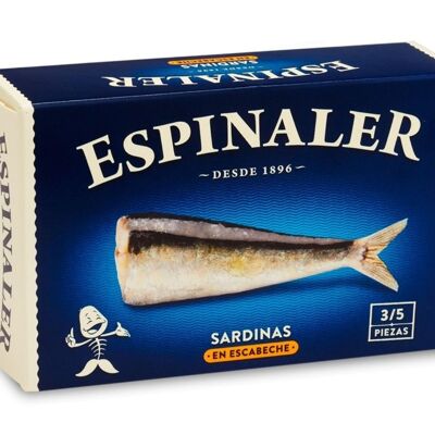 Sardinas en Escabeche ESPINALER RR-125    3/5 piezas