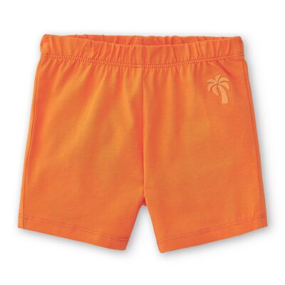 Orange Mädchen-Shorts SORTITO
