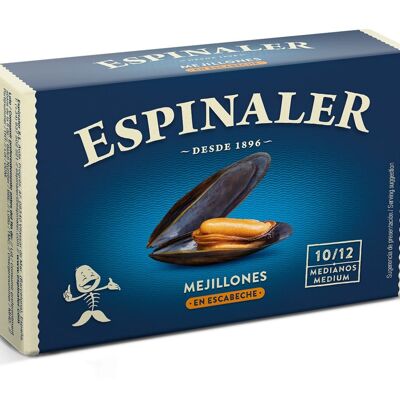 ESPINALER Pickled Mussels OL-120 10/12 pieces