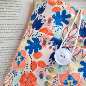 Jolie pochette de livre avec poche et fermeture à bouton, couverture de livre pour cadeau livresque 4