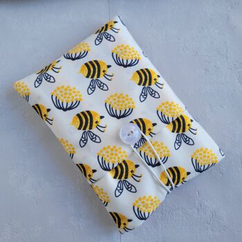 Pochette Bee Book, couverture de livre avec poche et fermeture à bouton 7