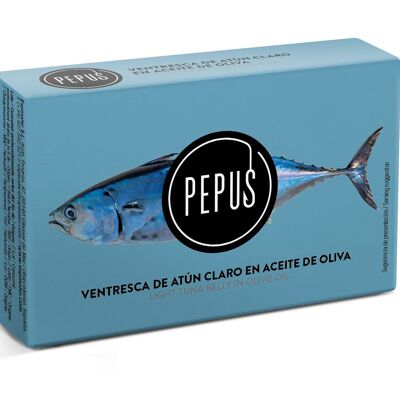 Leichter Thunfischbauch in Olivenöl PEPUS OL-120