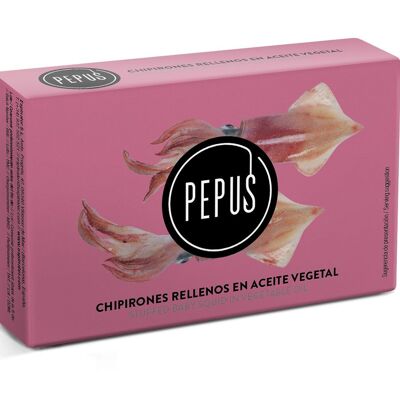 Chipirones Rellenos en Aceite Vegetal PEPUS OL-120