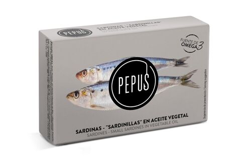 Sardinillas aceite vegetal PEPUS RR-125 8/12