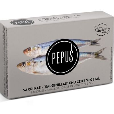 Sardinen-Pflanzenöl PEPUS RR-125 8/12