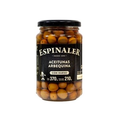 Arbequina olives ESPINALER 370 grams
