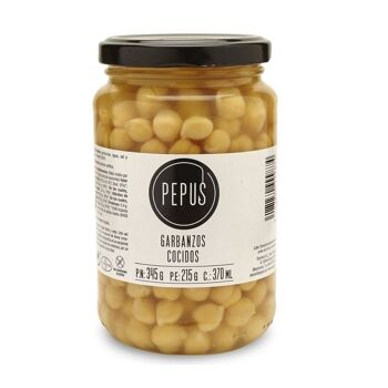 Pois chiches cuits PEPUS 540 grammes 1