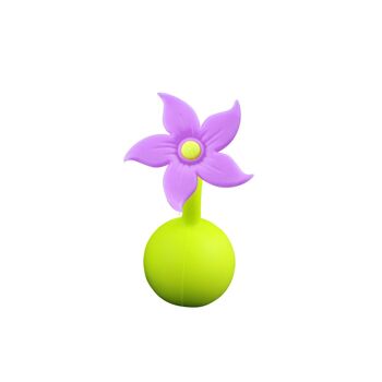 Tire-lait en silicone Flower Stopper-Violet 1