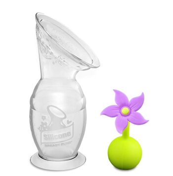 Tire-lait en silicone Flower Stopper-Violet 3