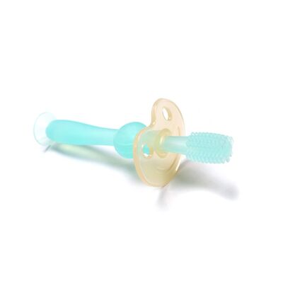 Brosse à dents en silicone 360°-Bleu