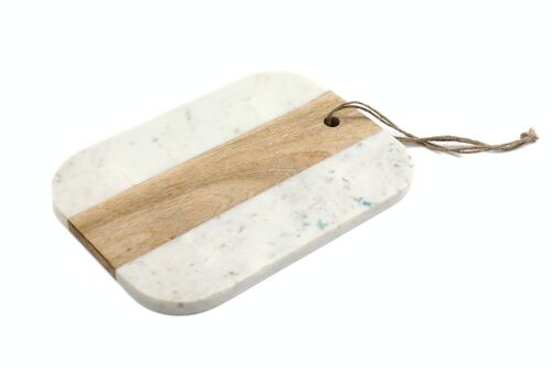 Wood and Marble Small Chopping Board