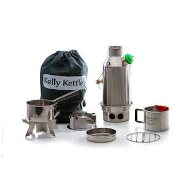 Trekker' Kit (Stainless Steel) - NEW - FOR THE SOLO CAMPER!