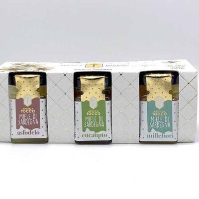 Trio von Eukalyptus - Millefiori - Asphodelhonig - Typische sardische Produkte