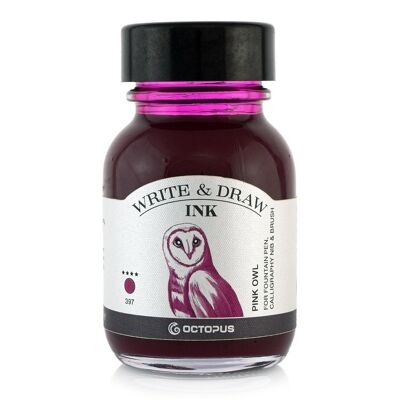 Write and Draw Ink 397 Pink Owl, writing and drawing ink, 50 ml