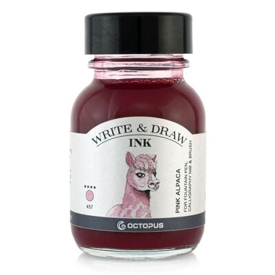 Write and Draw Ink 457 Pink Alpaca, inchiostro per scrivere e disegnare, 50 ml