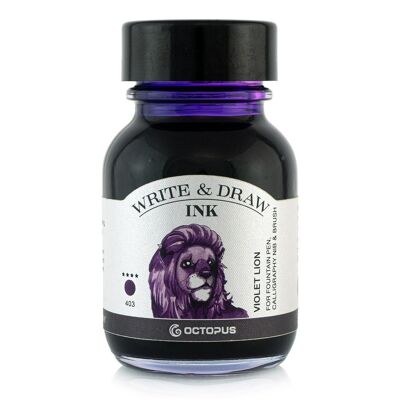 Write and Draw Ink 403 Violet Lion, inchiostro per scrivere e disegnare, 50 ml