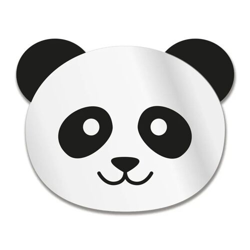 Miroir Enfant : Tête Panda