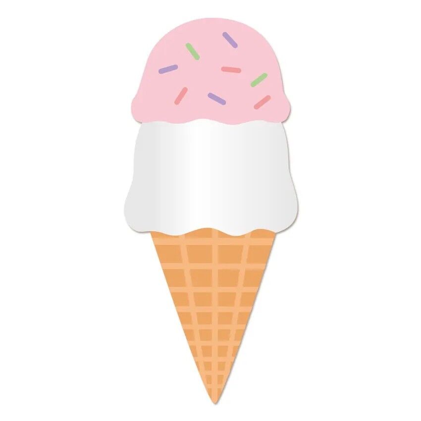 Specchio per bambini: gelato gourmet