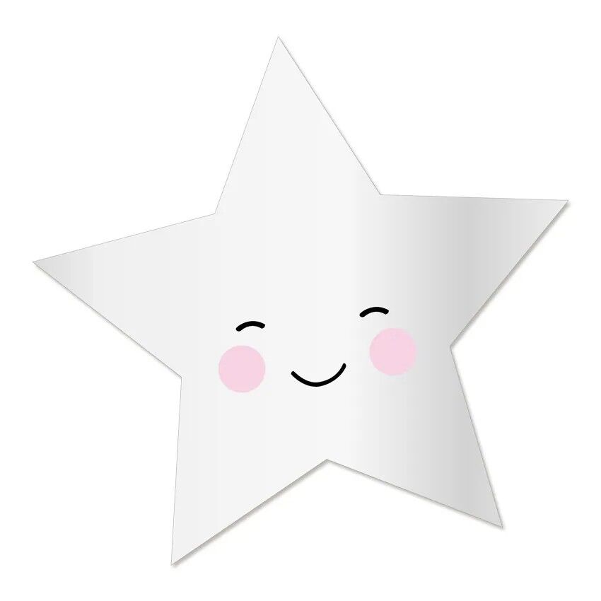 Specchio per bambini: Stella sorridente