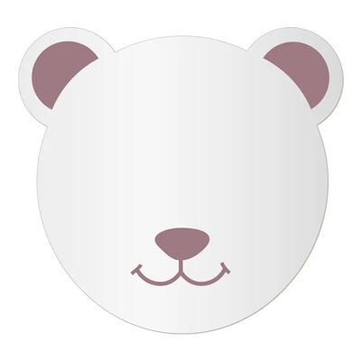 Specchio per bambini: testa d'orso