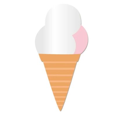Children's mirror: Ice cream cone