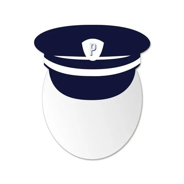 Specchio per bambini: capo della polizia