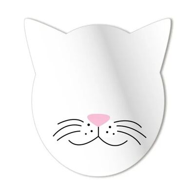 Miroir enfant : Tête de Chat