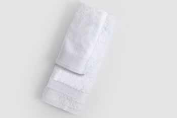 Set de serviettes ELEGANCE Blanc 2